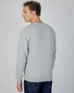 New Aquascutum Active Active Big Logo Crew Neck Fleece