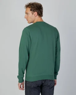 Aquascutum Active Active Big Logo Crew Neck Fleece
