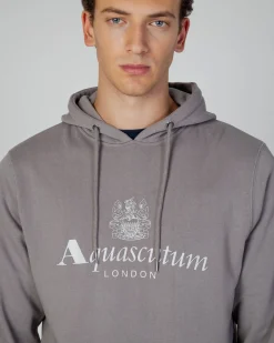 Discount Aquascutum Active Active Big Logo Hoodie Fleece