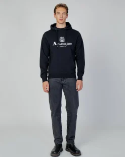 Clearance Aquascutum Active Active Big Logo Hoodie Fleece