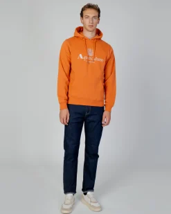 Sale Aquascutum Active Active Big Logo Hoodie Fleece