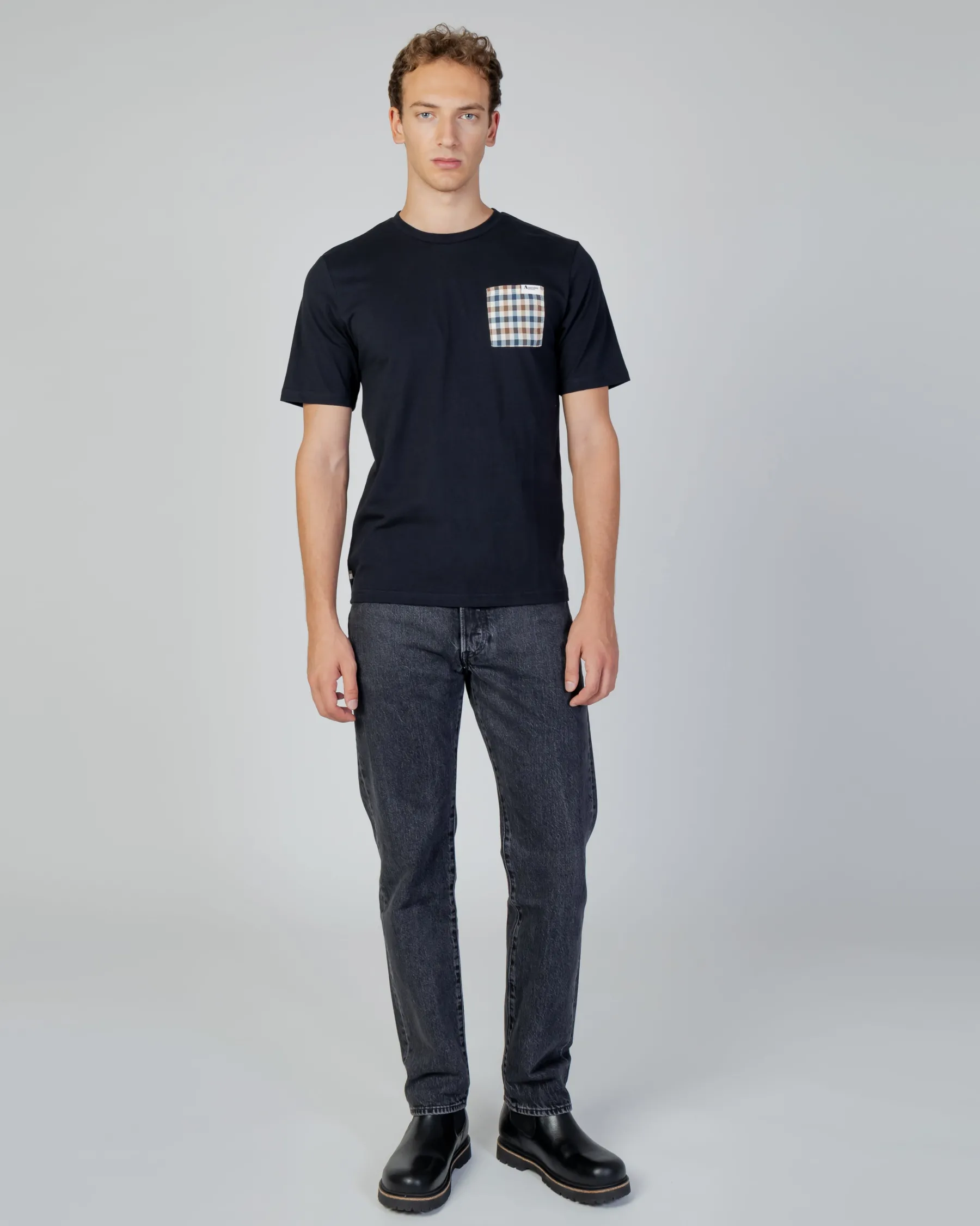 Best Aquascutum Active Active Check Pocket T-Shirt
