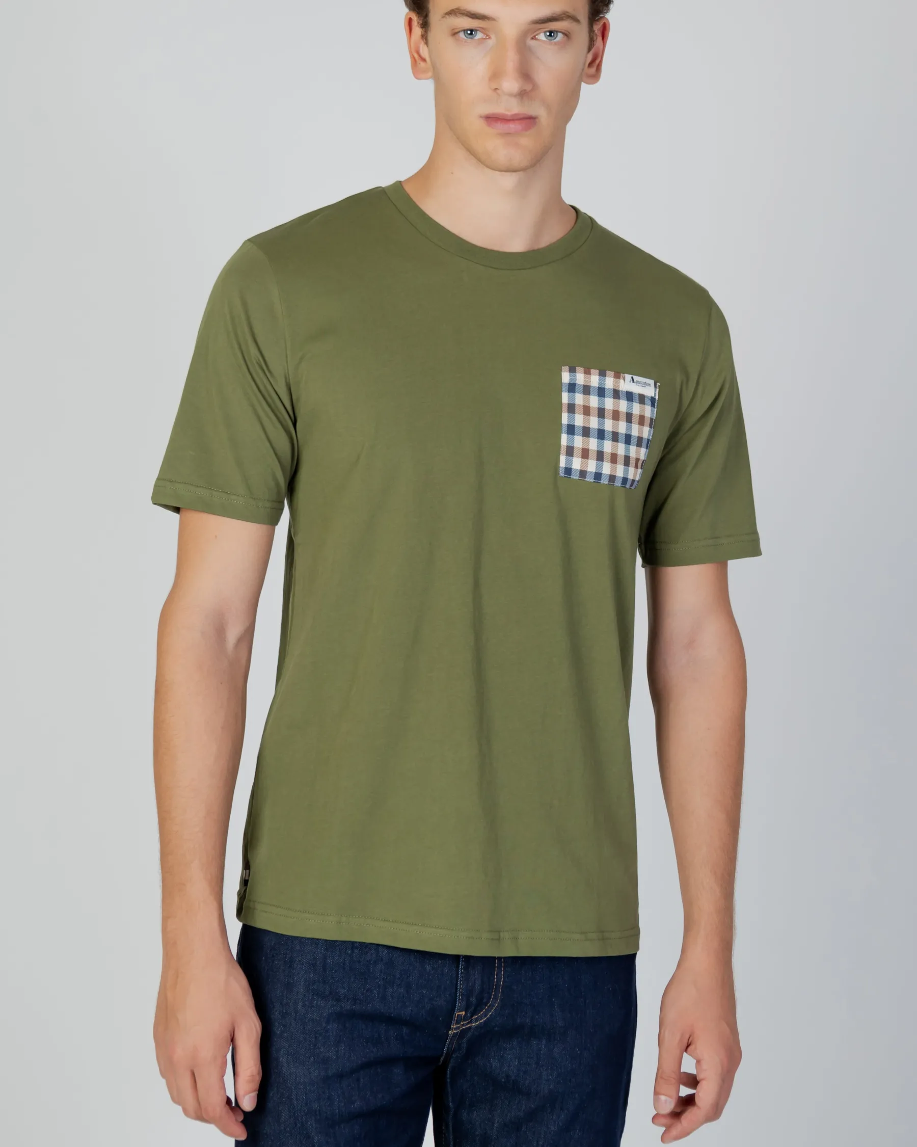 Sale Aquascutum Active Active Check Pocket T-Shirt