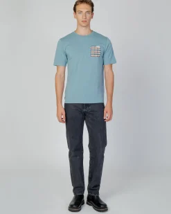 Aquascutum Active Active Check Pocket T-Shirt