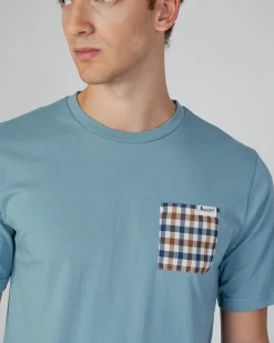 Aquascutum Active Active Check Pocket T-Shirt
