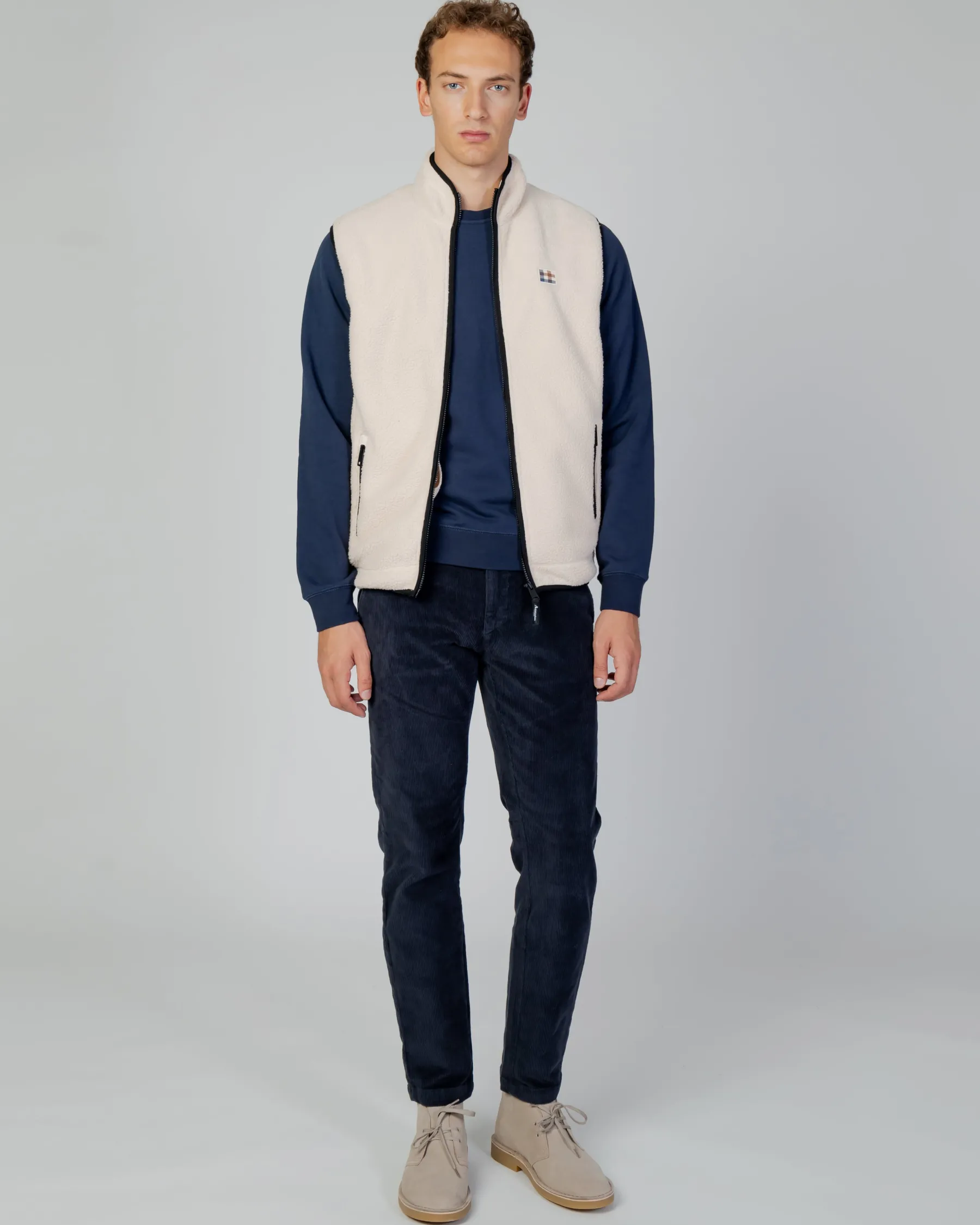 Discount Aquascutum Active Active One Color Sherpa Vest