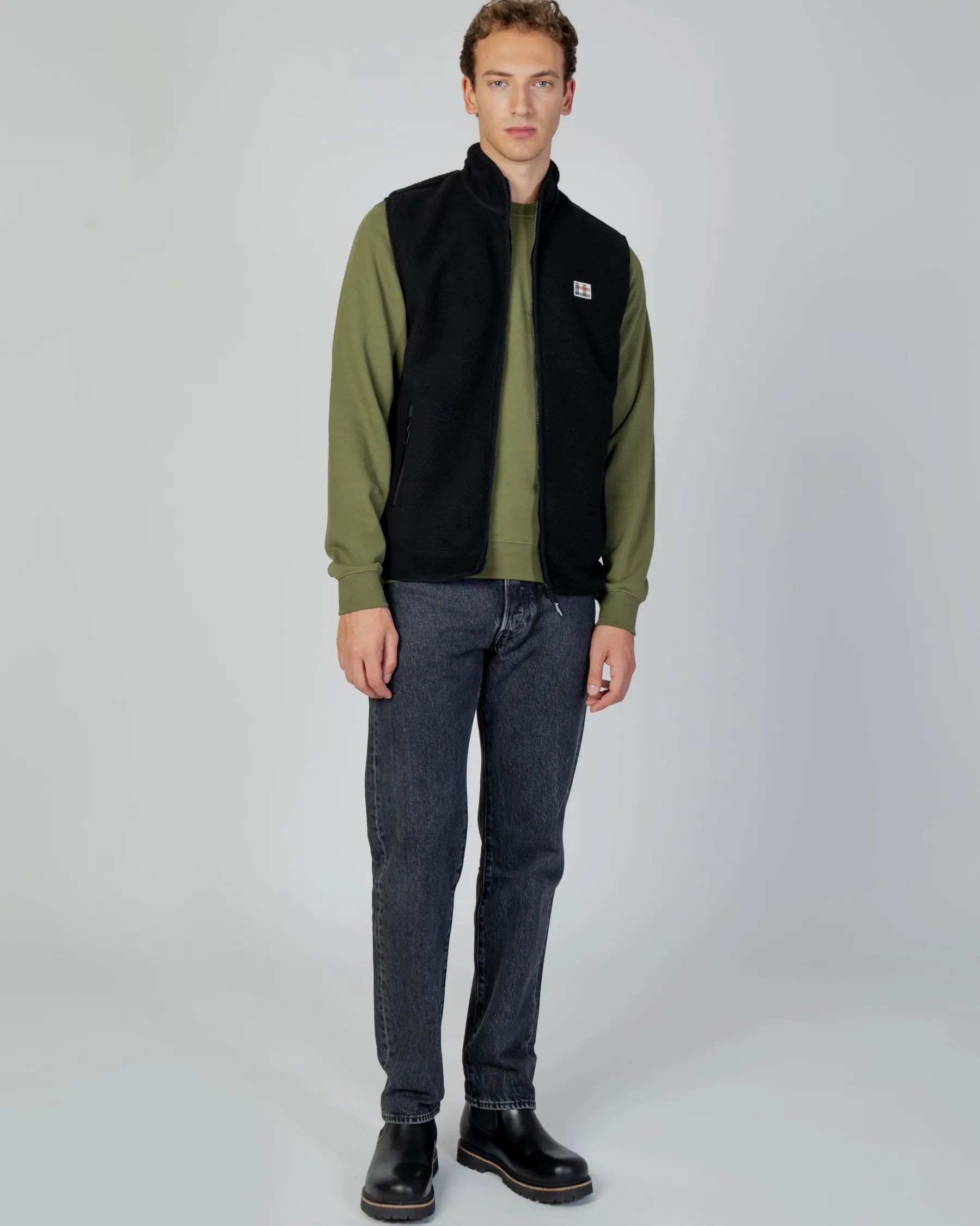 Sale Aquascutum Active Active One Color Sherpa Vest