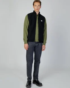 New Aquascutum Active Active One Color Sherpa Vest