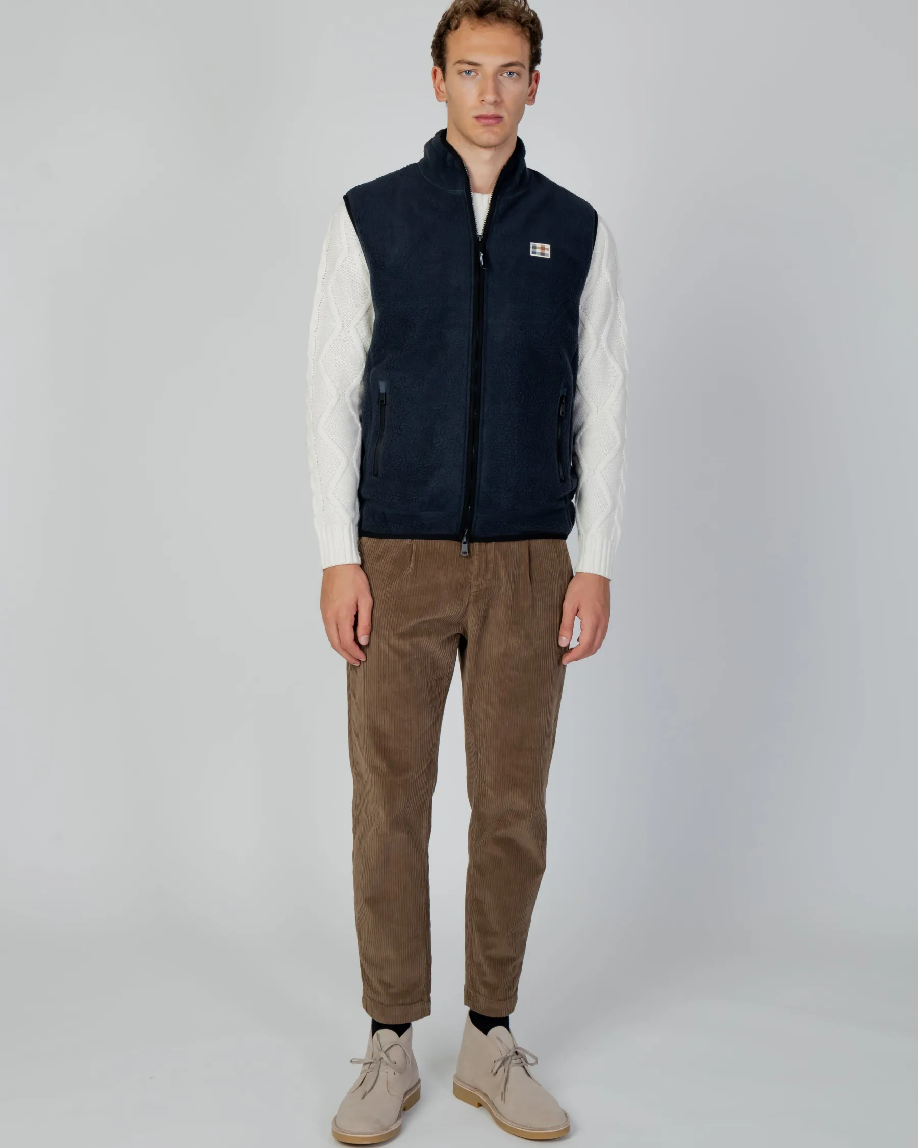 Outlet Aquascutum Active Active One Color Sherpa Vest