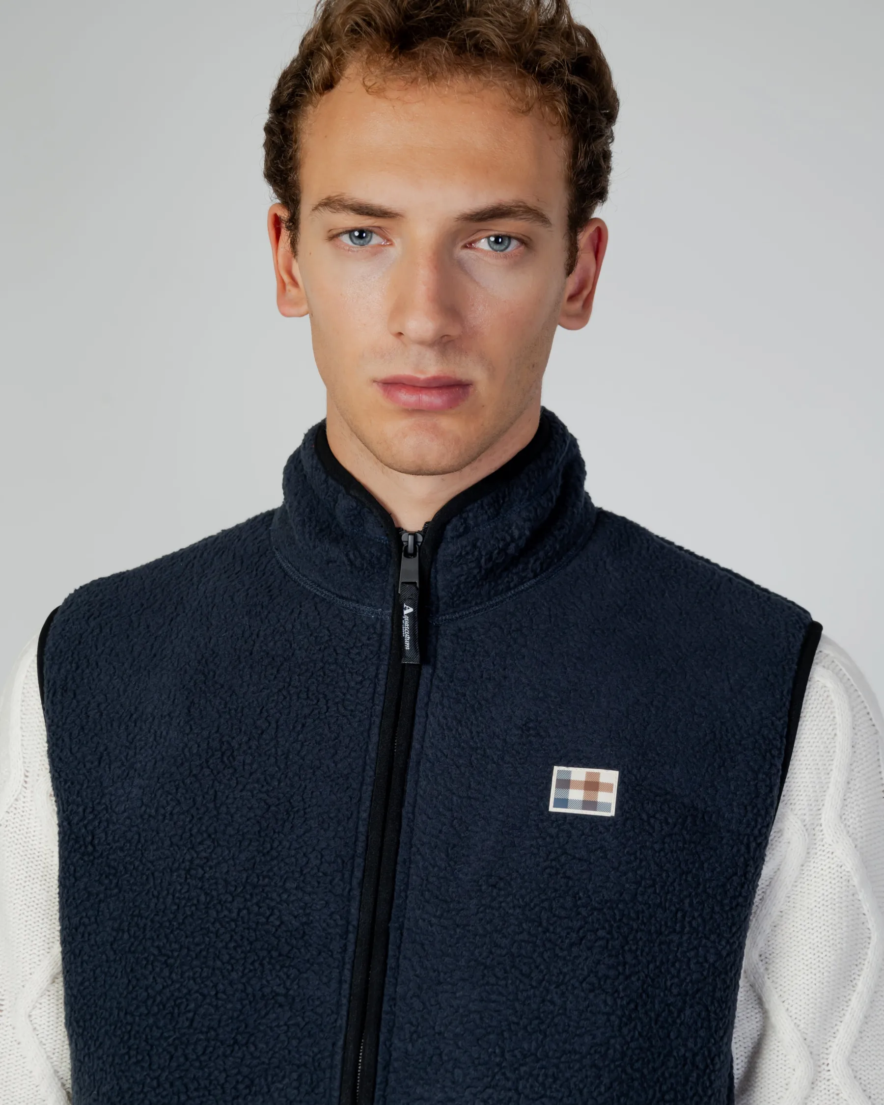 Outlet Aquascutum Active Active One Color Sherpa Vest