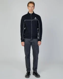 Hot Aquascutum Active Active Piping Mock Neck Fleece