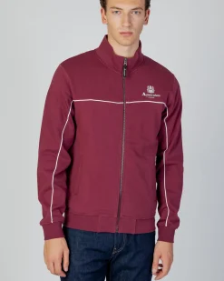 Hot Aquascutum Active Active Piping Mock Neck Fleece
