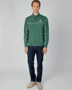 Clearance Aquascutum Active Active Piping Mock Neck Fleece
