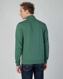 Clearance Aquascutum Active Active Piping Mock Neck Fleece