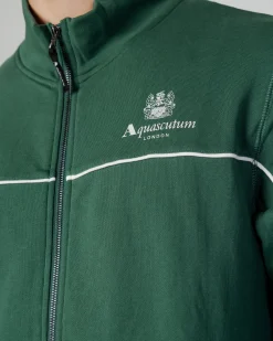 Clearance Aquascutum Active Active Piping Mock Neck Fleece