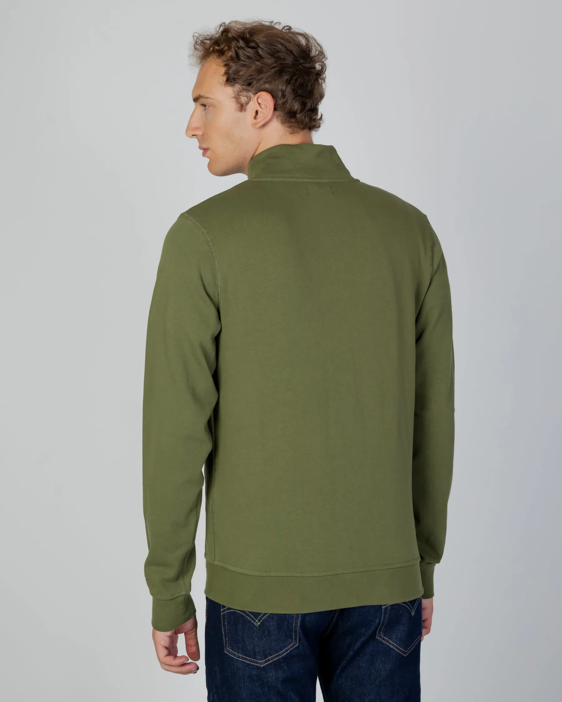New Aquascutum Active Active Piping Mock Neck Fleece