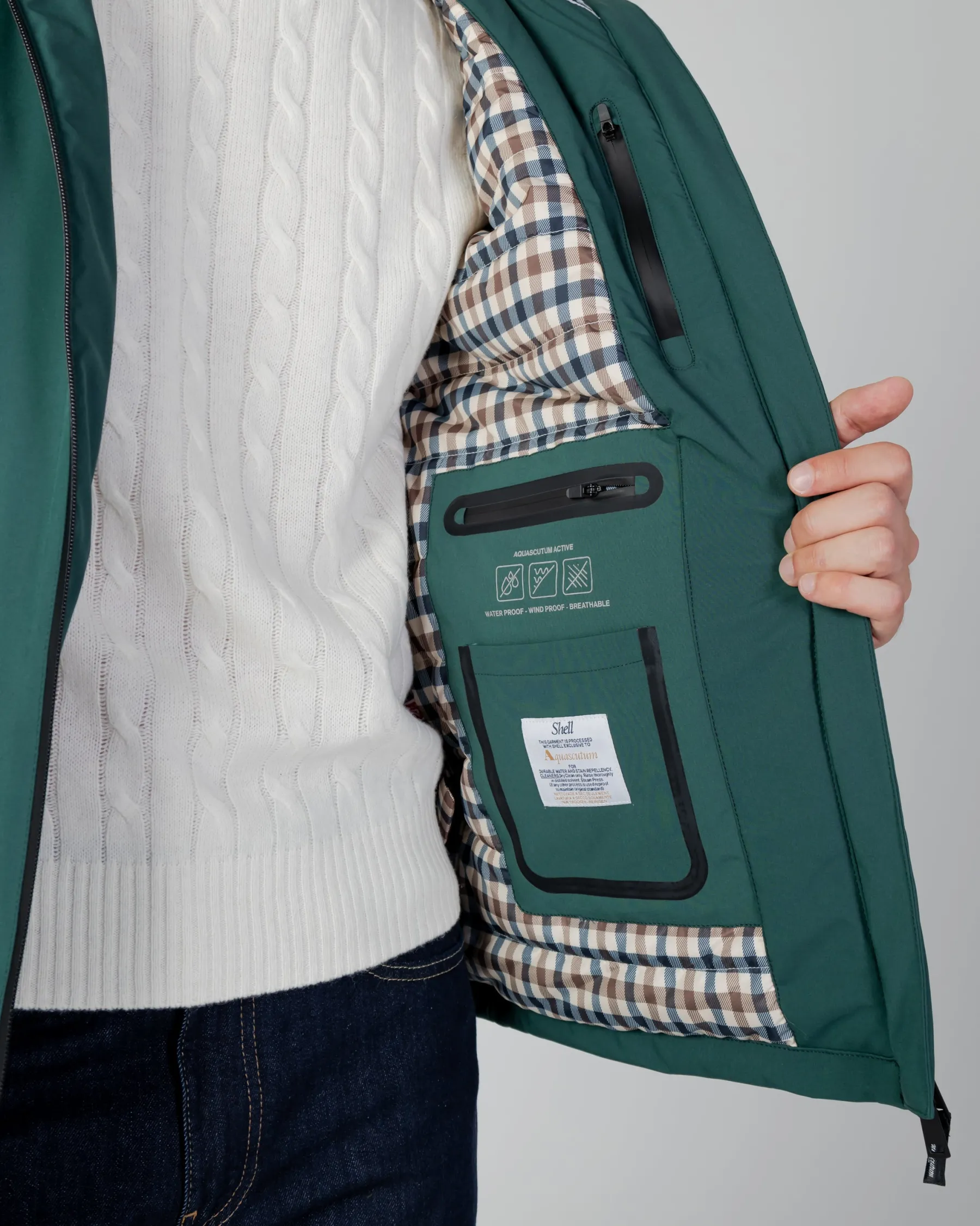 Best Aquascutum Active Active Shell Mid Parka