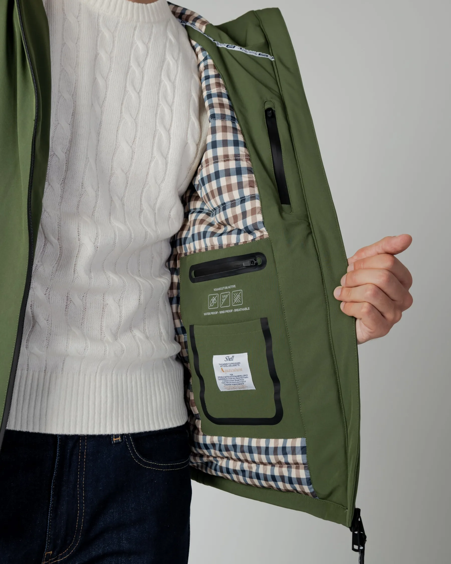 Best Aquascutum Active Active Shell Mid Parka