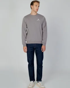 Outlet Aquascutum Active Active Small Logo Crew Neck Fleece