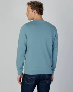 Online Aquascutum Active Active Small Logo Crew Neck Fleece