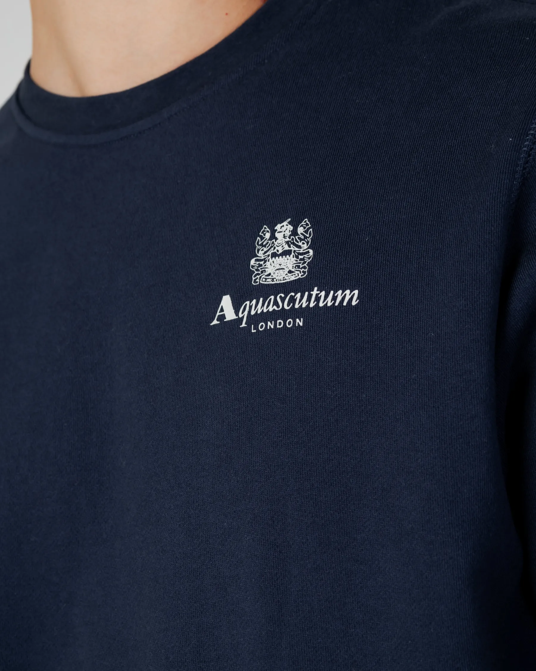Best Aquascutum Active Active Small Logo Crew Neck Fleece