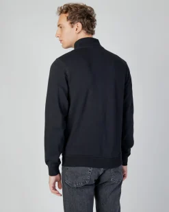 Online Aquascutum Active Active Small Logo Full Zip Mock Neck Fleece