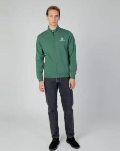 Online Aquascutum Active Active Small Logo Full Zip Mock Neck Fleece
