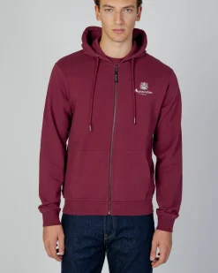 Aquascutum Active Active Small Logo Full Zip Hoodie Fleece
