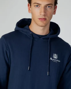 Hot Aquascutum Active Active Small Logo Hoodie Fleece