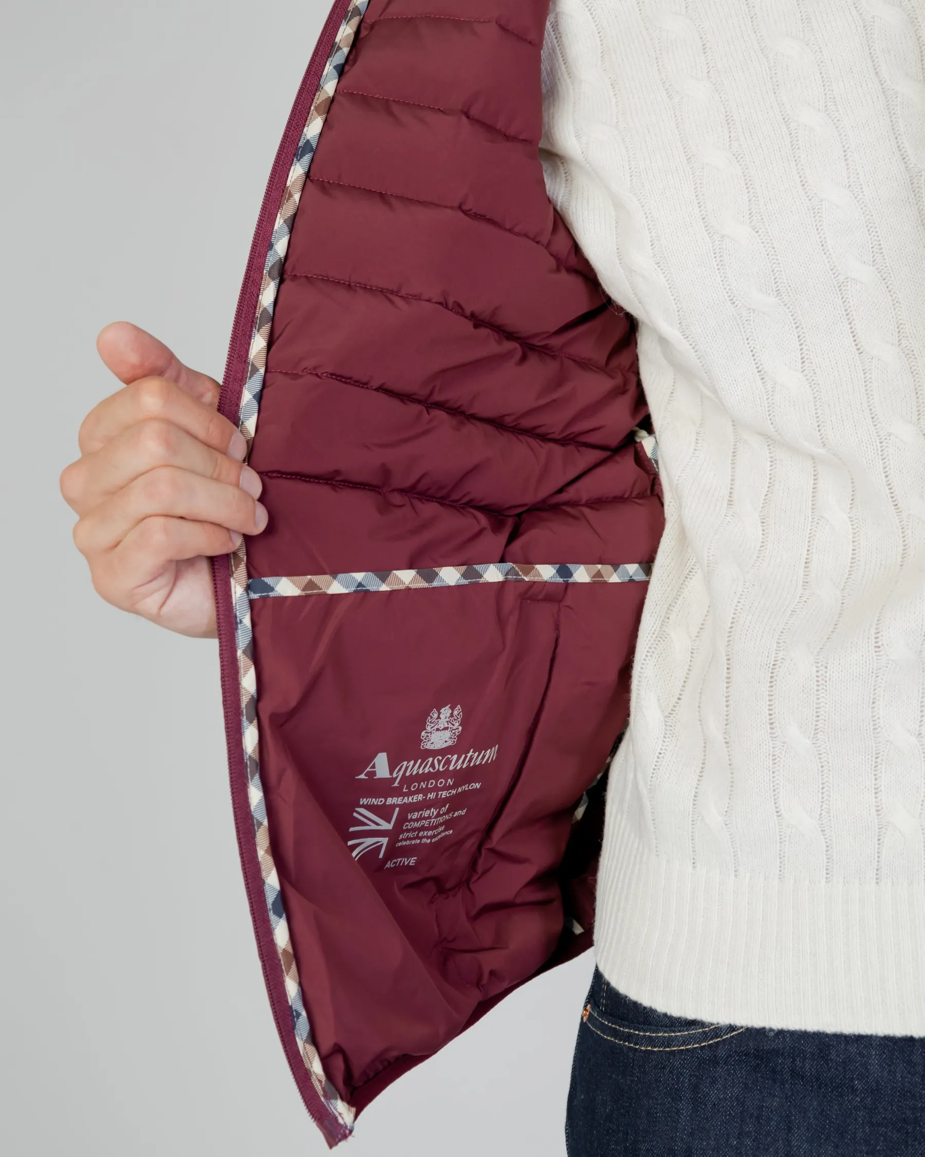 Discount Aquascutum Active Active100Gr Hooded Jacket