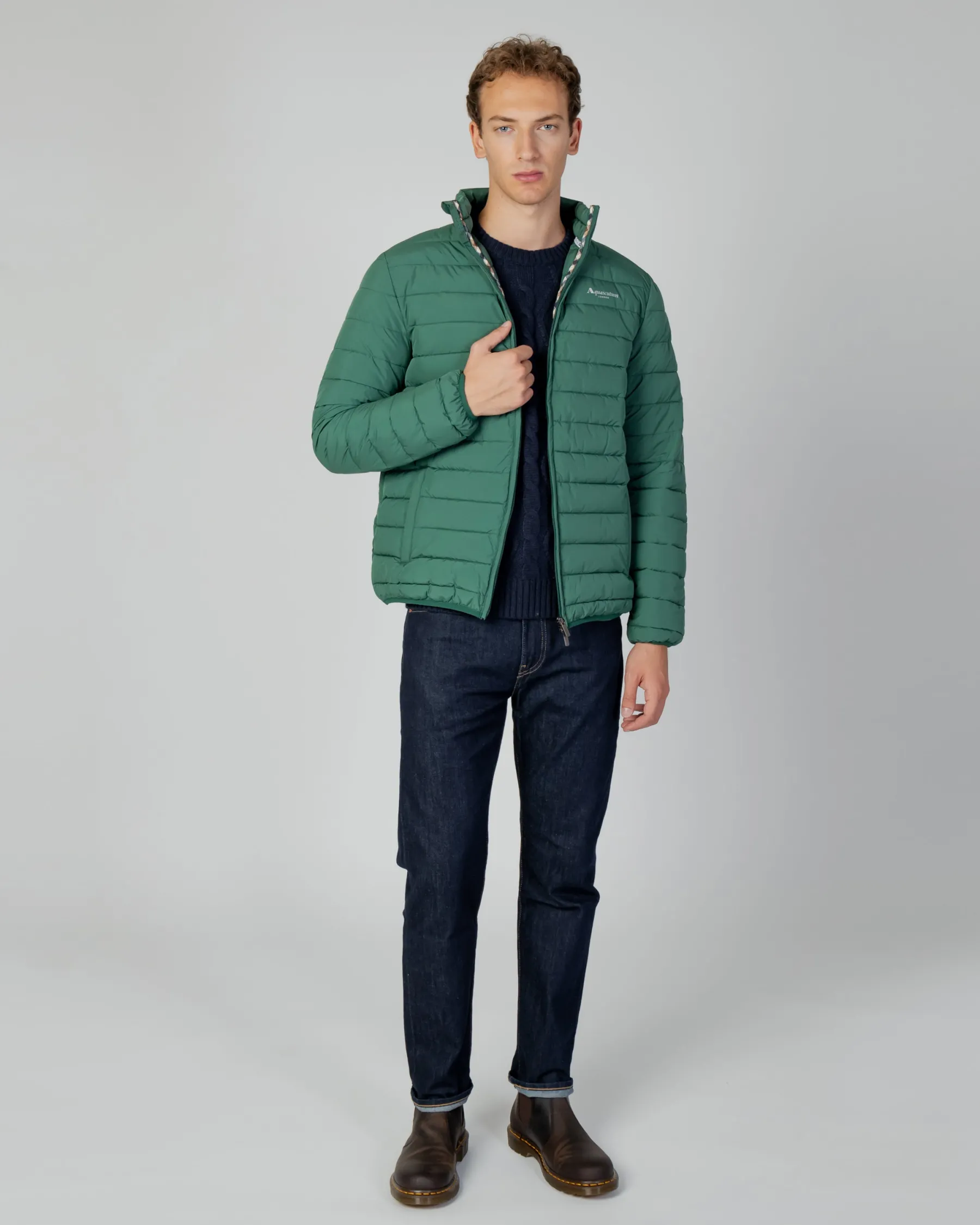 Outlet Aquascutum Active Active100Gr Mock Neck Jacket