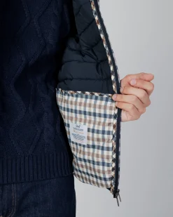 New Aquascutum Active Active100Gr Mock Neck Jacket